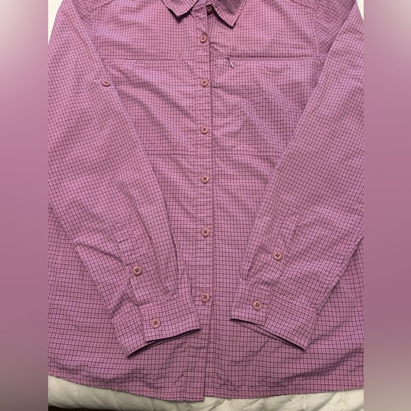 Eddie Bauer Women's Adventurer Field Shirt Long Sleeve Sz L - Picture 8 of 13